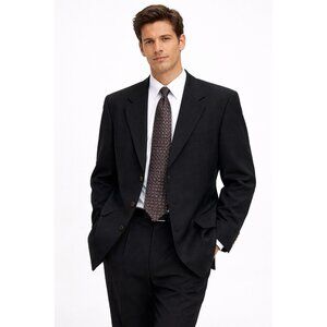 vintage 90s KRIZIA jacket blazer sport coat three button black business 40R